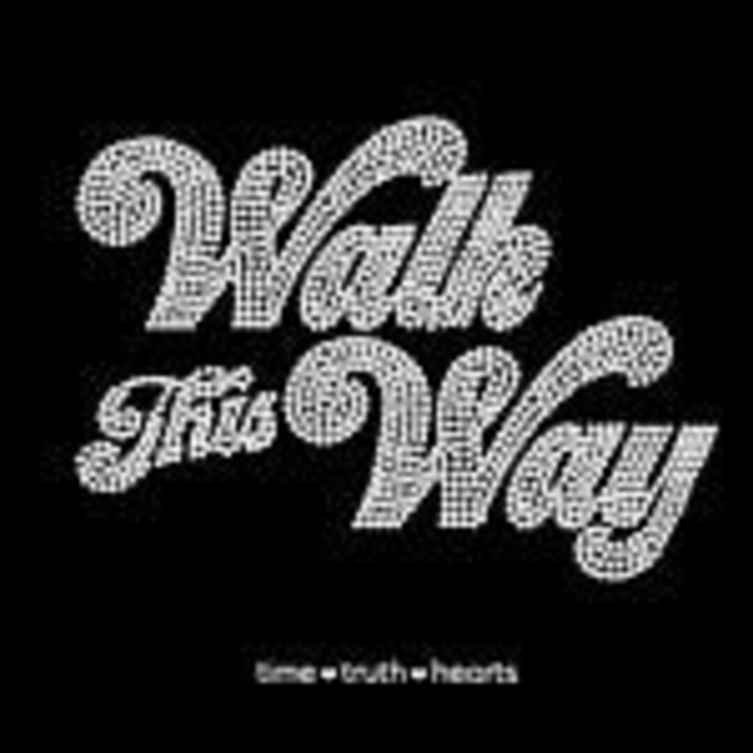 Walk This Way Design 9 X 6.5 in Brilliant Clear - Etsy