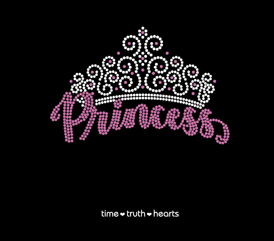 Pink Princess Rhinestone Princess Design (8.75