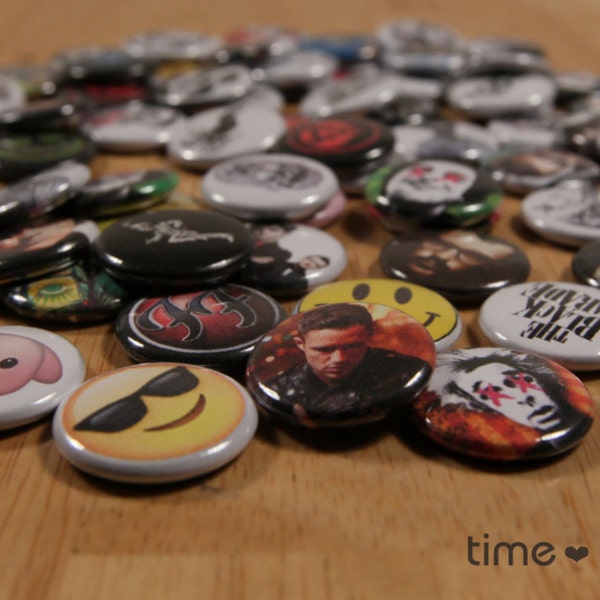 Custom 1" Buttons- your personal designs-- ***free shipping in the U.S./ reduced shipping internationally***