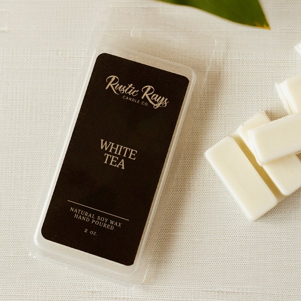 White Tea Soy Wax Melts - Bergamot, Jasmine, Citrus