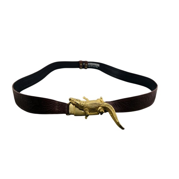 Glen Miller for Ann Turk 80s Alligator Buckle on Embossed  display picture 3
