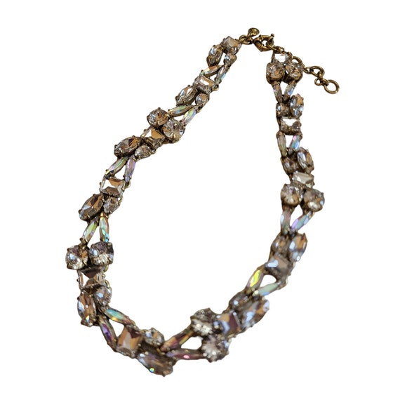 Vintage J. Crew Spectacular Rhinestone Necklace (… - image 3