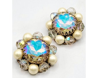 Park Lane AB Crystal Clip Earrings (A92)