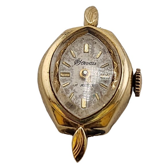 Vintage 14kt Gold Stamped Gervais 17 Jewel Ladies Watch (A5277) - Etsy