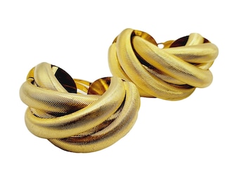 Vintage 80's Designer Runway Earrings (A296)