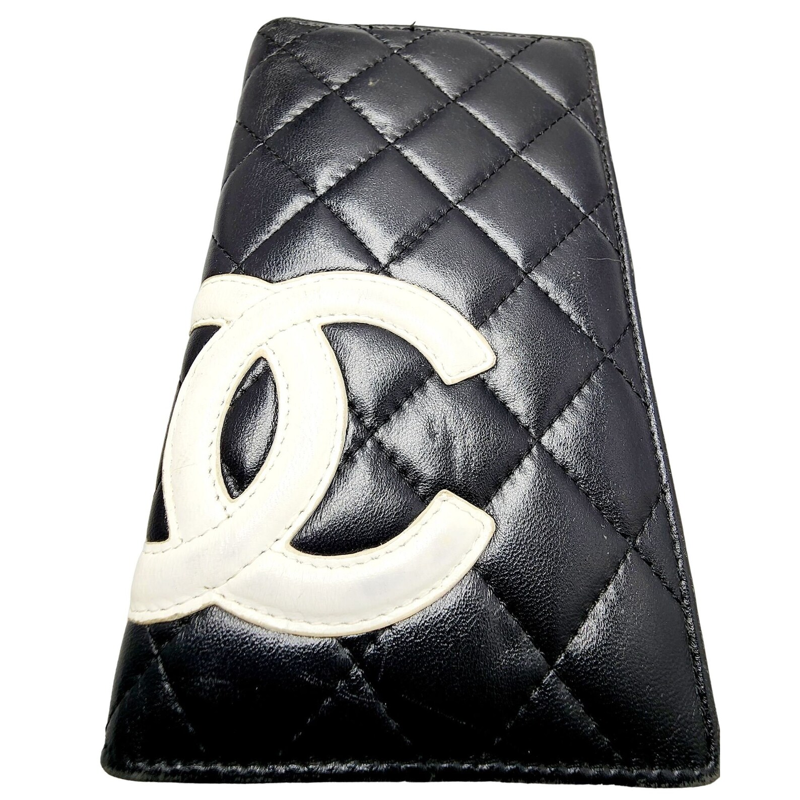 Authentic Chanel Ligne Cambon Wallet 10218184 A1313 Etsy