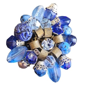 Vintage Signed West Germany Acrylic Brooch (A3058)