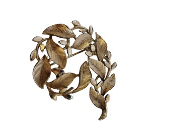 Vintage Signed Lisner Silver Tone Brooch (A3679)