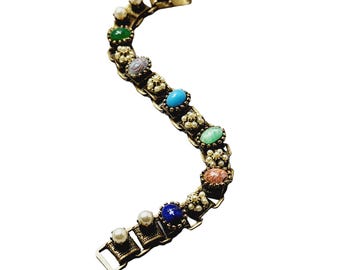 Vintage Book Chain Dainty Bracelet (A1690)