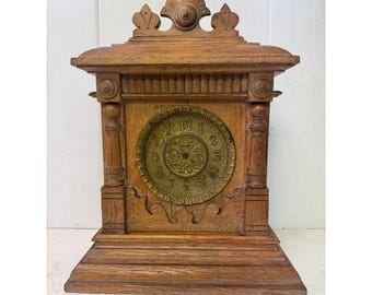 Antique Ingraham Victorian Eastlake Mantel Clock Case