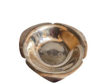 Vintage Sterling Tiffany & Co Makers 23434 "M" Lotus-Shaped Low Bowl (A9399)