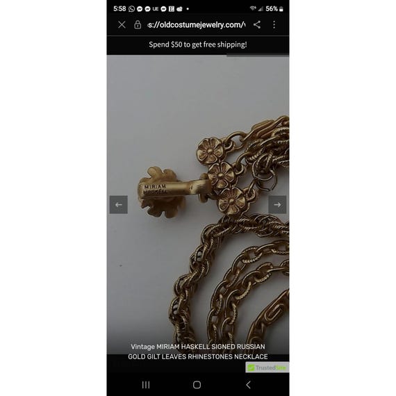 Unsigned Attributed To Haskell Russian Gilt Gold … - image 9