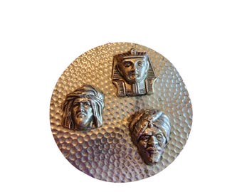 Vintage Egyptian Joseff Style Brooch or Pendant (A1507)