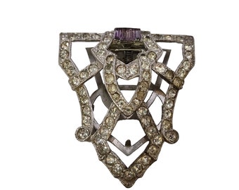 Antique Paste Dress Clip (A6331)