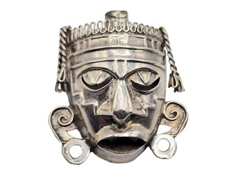Sterling Silver 925 Mexico Vintage Brooch Pin Pendant (A5053)