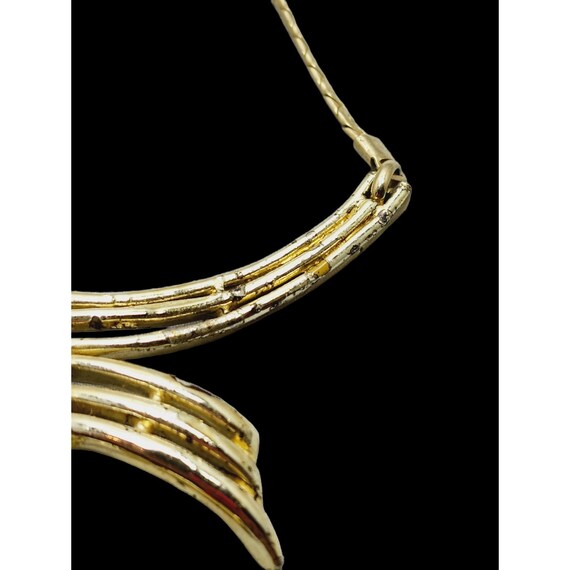 Vintage Signed Coro Teardrop Necklace (A767) - image 3