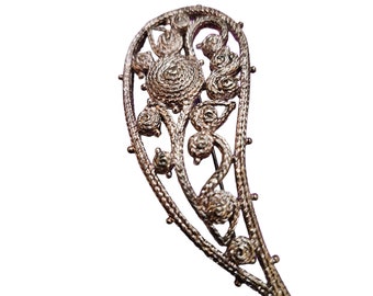 Vintage Signed Givenchy Paisley Brooch (A2094)