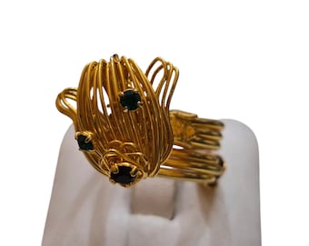 Vintage Hand Wired Adjustable Dog Ring (A9034)
