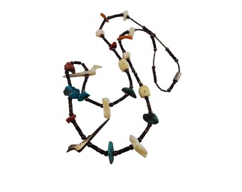 Vintage Heishi Fetish Necklace (A8658)