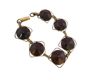 Vintage Unique Deco Glass Bracelet (A9117)