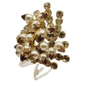Vintage Unsigned Blingy Cha Cha Brooch (A647)