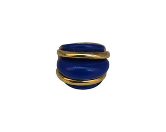 Vintage Kenneth Lane Signed Resin Ring Size 9 (A7893)