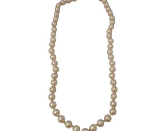 Vintage Marvella Faux Pearl 6mm Necklace (A6352)