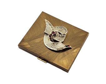 Vintage Dorset - Rex 5th Ave Brushed Gold Compact (A3265)