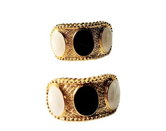 Vintage 80s Enamel Earrings (A394)