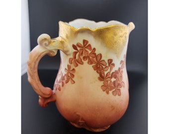 Vintage H And C Porcelain Milk Pitcher (A6282)