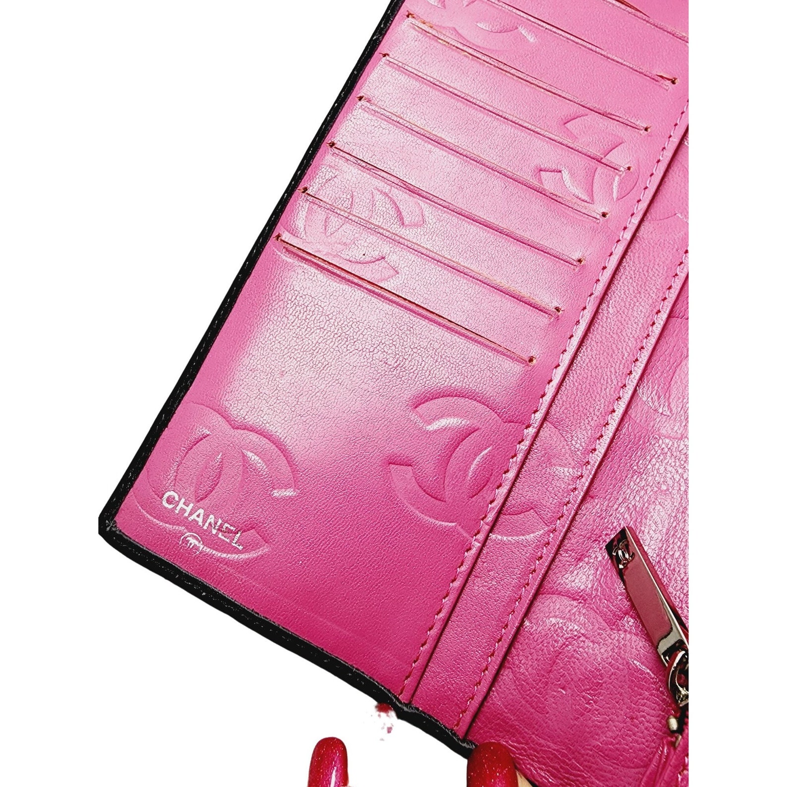 Authentic Chanel Ligne Cambon Wallet 10218184 A1313 Etsy