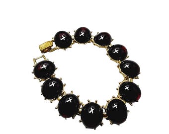 Vintage Rare Trifari Glass Bracelet (A1496)