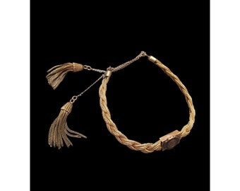 Durocharm NYC 10k Gold Filled 1886 Universitas Joannis Carroll Tassel Bracelet
