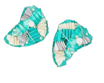 Vintage 80s Resin Earrings (A600)