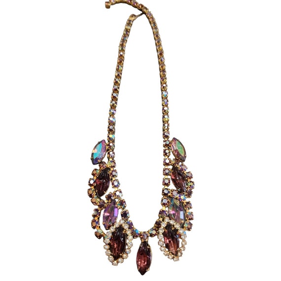 Vintage Fabulous Rhinestone Necklace (A3718) - image 2