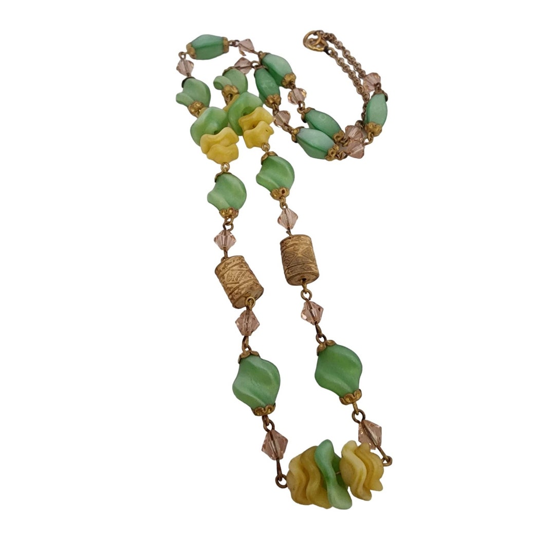 ヴ﻿ィ﻿ン﻿テ﻿ー﻿ジ﻿ア﻿ル﻿ハ﻿ン﻿ブ﻿ラ﻿ ﻿ネ﻿ッ﻿ク﻿レ﻿ス Vintage Alhambra pendant 18K yellow gold - Van Cleef & Arpels