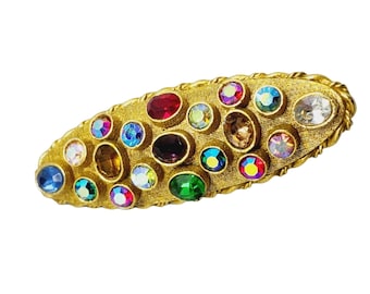 Vintage Signed ART Arthur Pepper Jeweled Brooch (A1143)