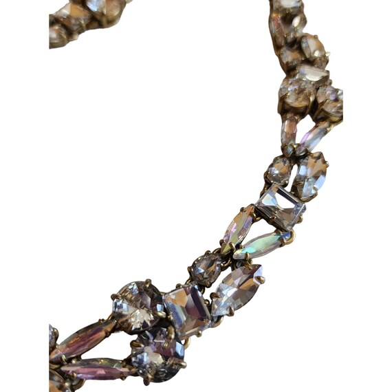 Vintage J. Crew Spectacular Rhinestone Necklace (… - image 2