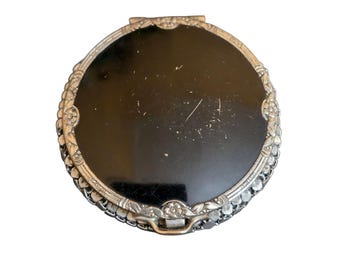 Vintage Evans Mesh Art Deco Compact (A9296)