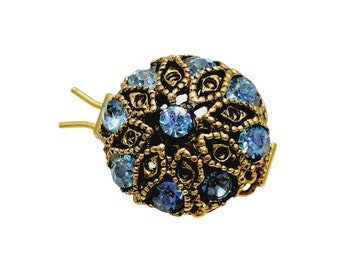 Vintage Prob French Rhinestone Small Barrette (A1045)