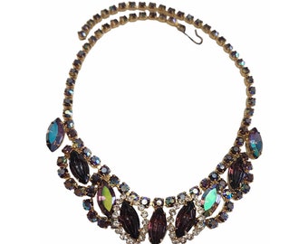 Vintage Fabulous Rhinestone Necklace (A3718)