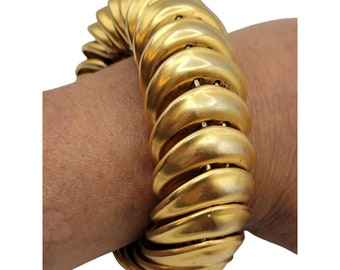 Vintage Rare Unsigned Verified Robert Lee Morris Lobster Tail Bracelet (A2608)