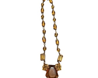 Vintage Amazing Czech Glass Necklace (A3699)