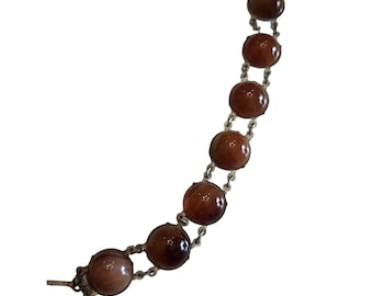 Vintage Domed Glass Bracelet (A2178)