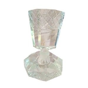 Vintage Cut Crystal Perfume Bottle
