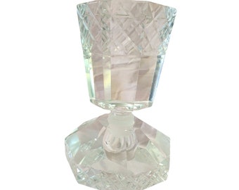 Vintage Cut Crystal Perfume Bottle