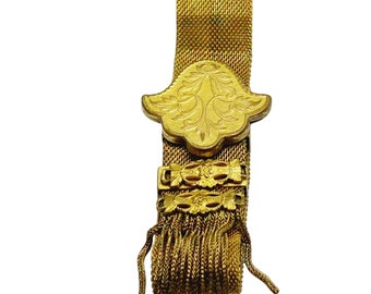 Vintage Mesh Slide Bracelet with Fringe (A911)