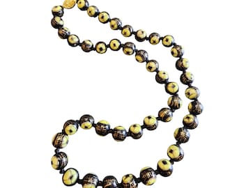 Vintage Chinese Export Cloisonne Beaded Necklace (A2078)