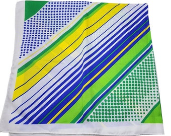 Vintage 60s Signed Morley NY Made In Japan Scarf (A2784)