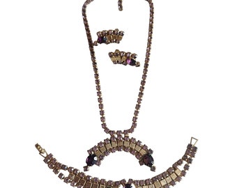 Vintage Rhinestone Parure Set (A4268)